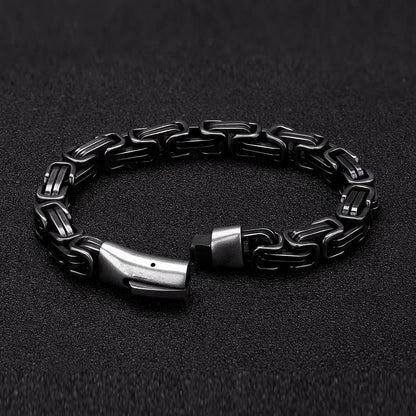 men's vintage byzantine chain link bracelet