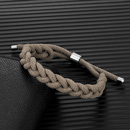 handmade braided rope bracelet for men
