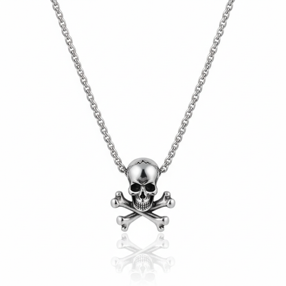 Skull pendant necklace made from stainless steel
