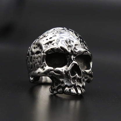 Skull ring for men stainless steel gothic jewelry