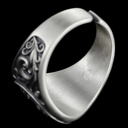 Stainless steel unicorn ring mythical creature statement jewelry