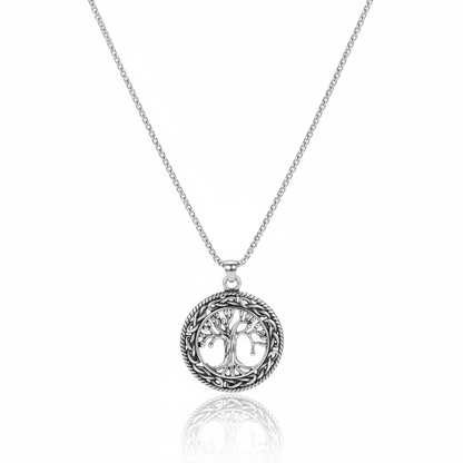 Tree of Life pendant necklace made from stainless steel