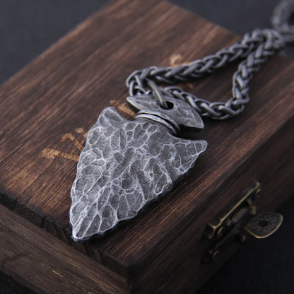 Helm of Awe rune necklace inspired by Norse mythology